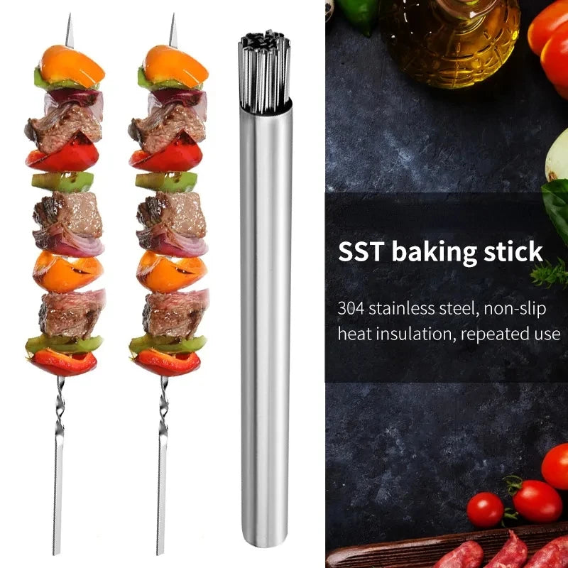 Grillspiesse aus Edelstahl