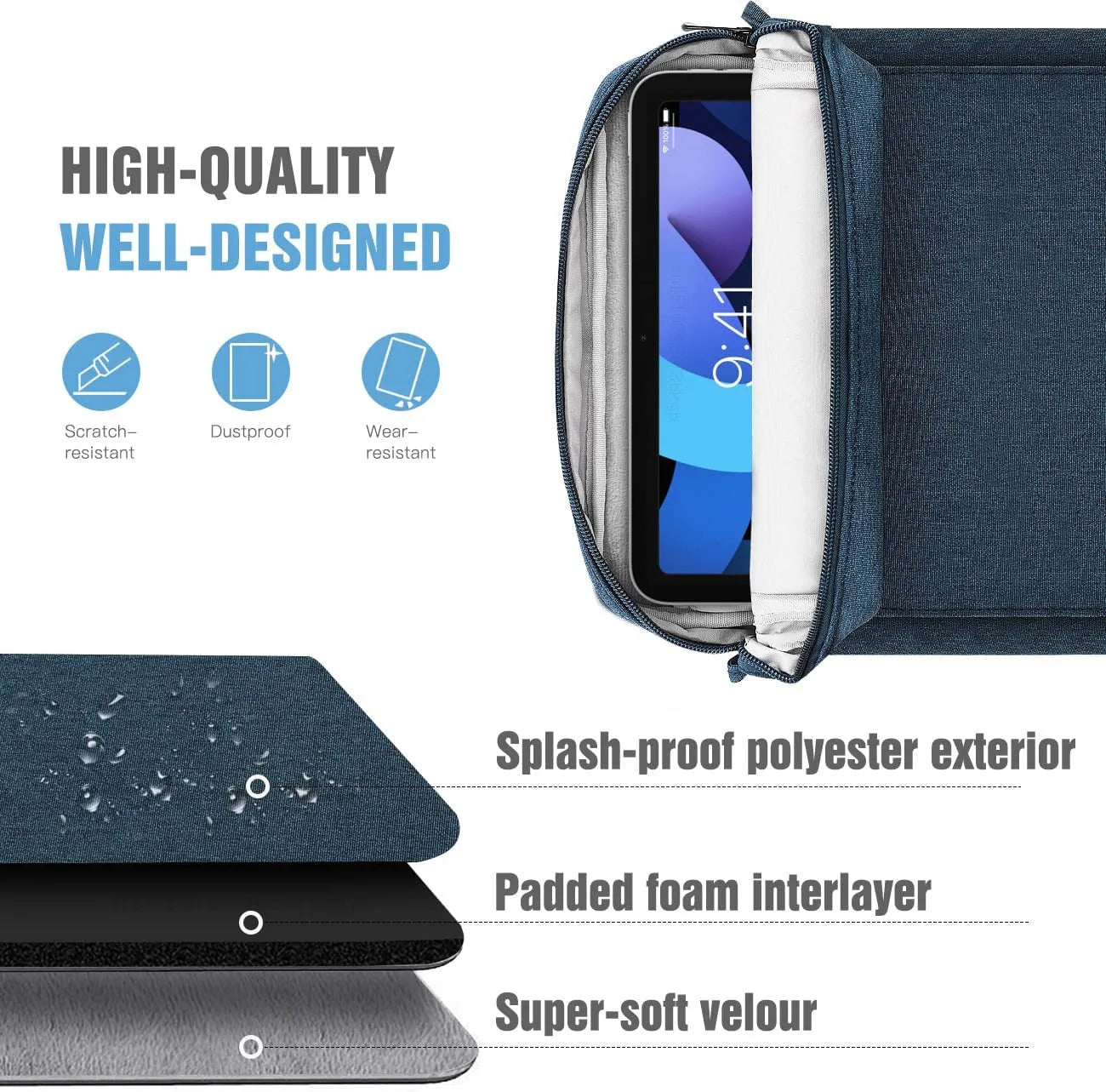 Stylische Tasche fürs iPad