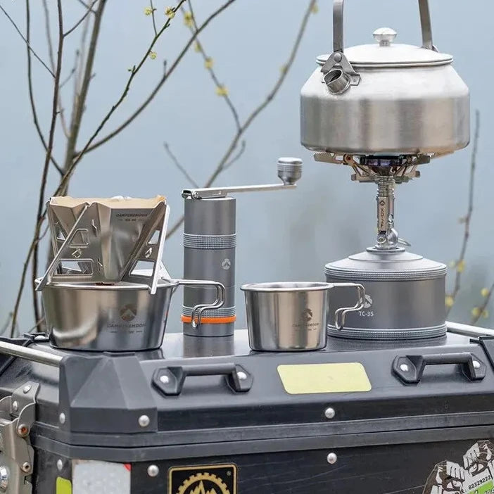 Edelstahl Kaffeemühle