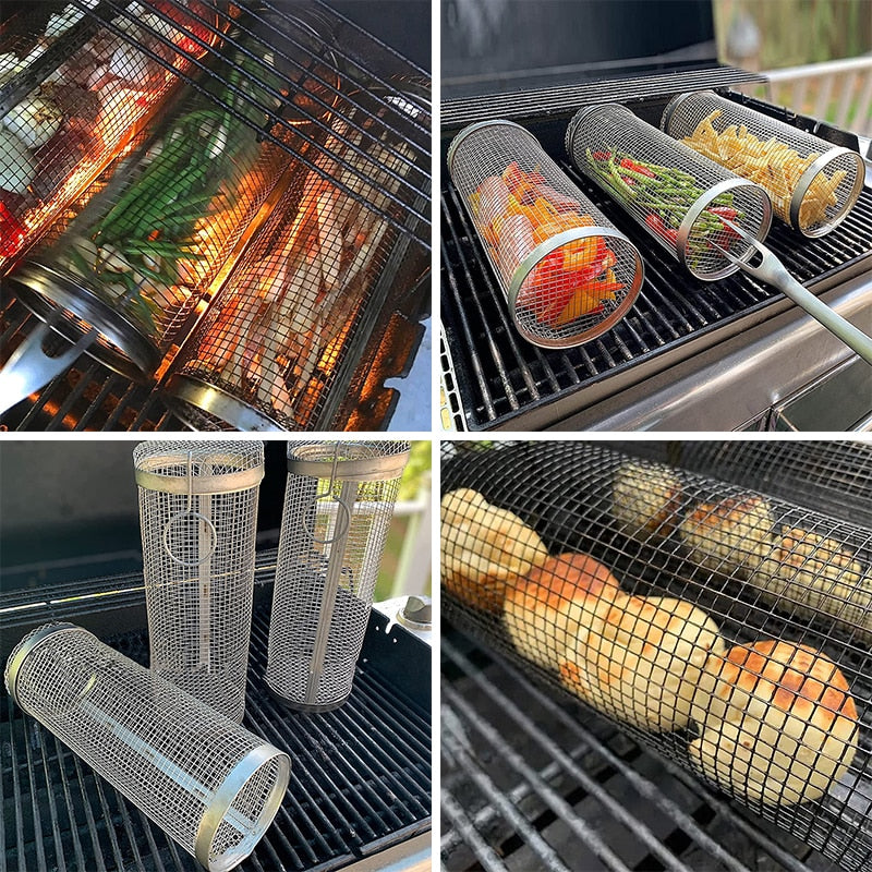 BBQ Grillkorb aus Edelstahl