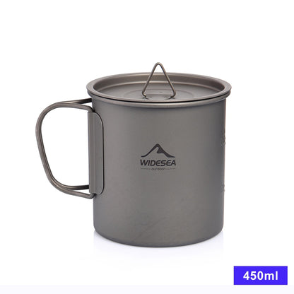 Ultraleichte Tasse aus Titan