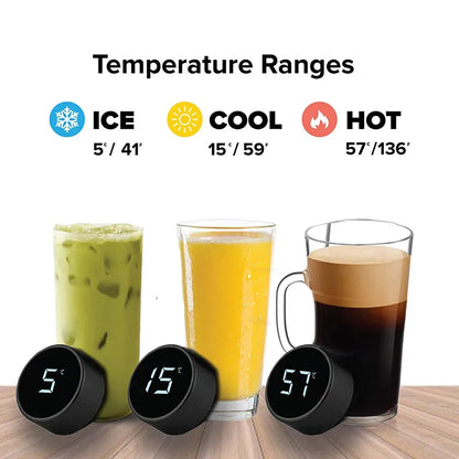 Edelstahl Thermosflasche mit LCD Temperatur Anzeige