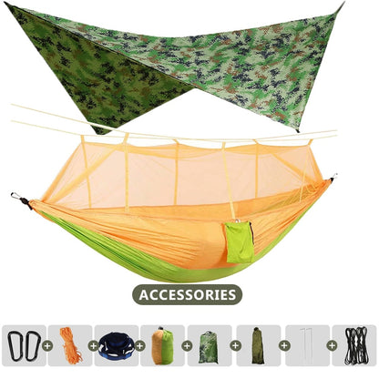 hängematte moskitonetz regenschutz Hängematte 260x140cm inkl. Moskitonetz – Outdoor-Gadget.ch