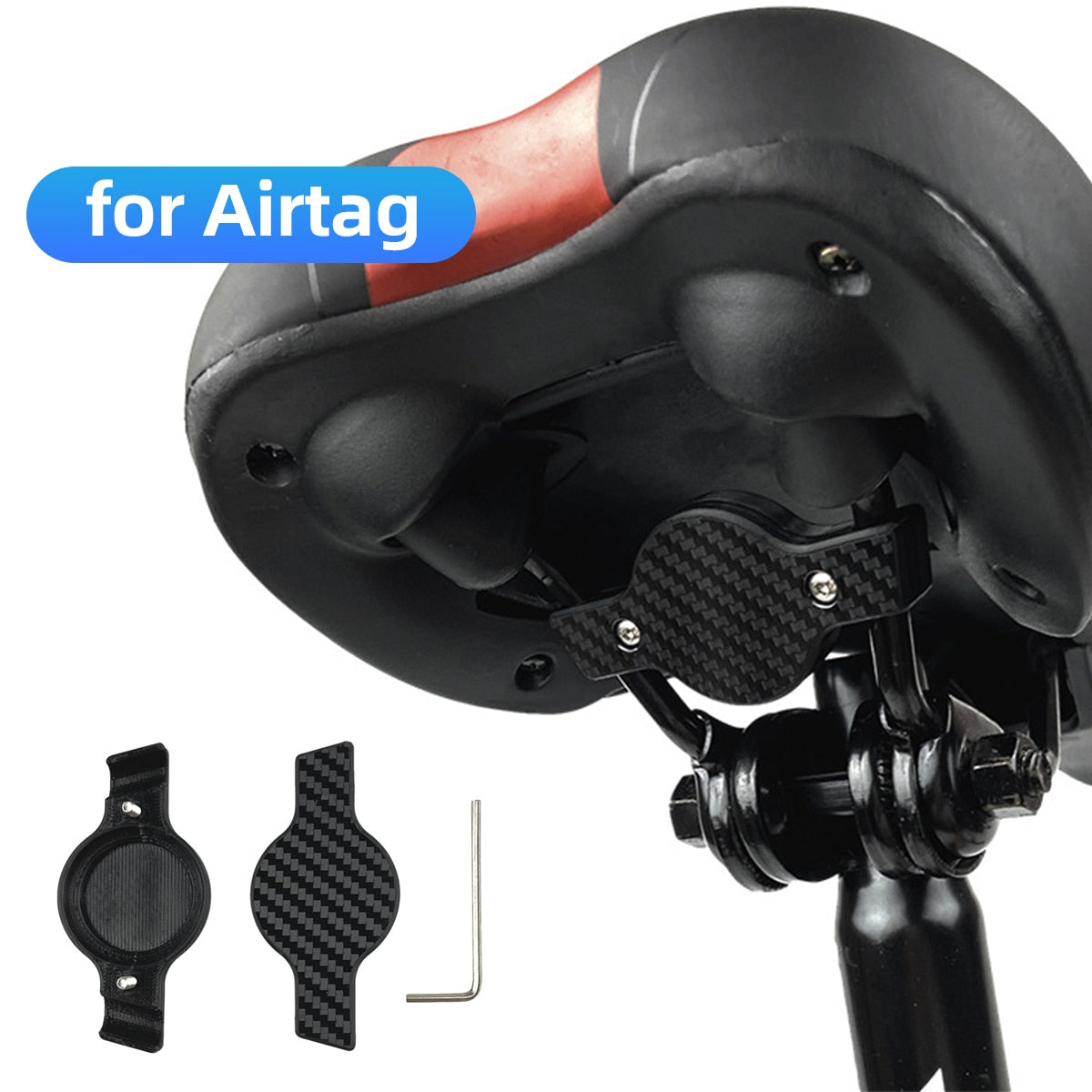 Airtag-Halter für Bike Sattel oder Rahmen